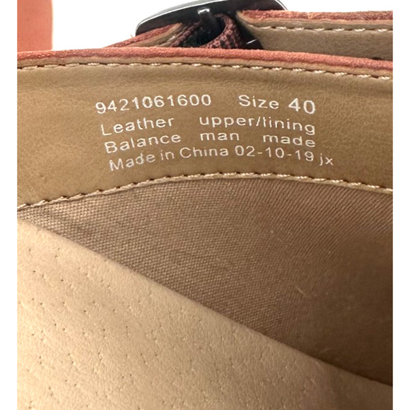 Dansko Womens Berry Cinnamon Nubuck Burnished Leather Clogs Size 40/US 9.5 Retro - Picture 10 of 11